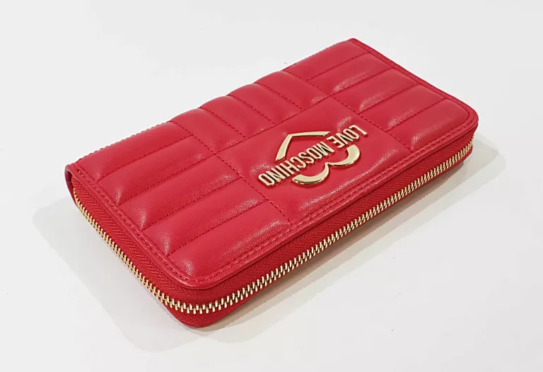 PORTFEL LOVE MOSCHINO DUŻY CZERWONY