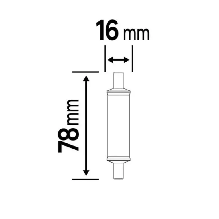 ŻARÓWKA SPECJALISTYCZNA LEXMAN R7S J78 LED COOL WHITE 4,2 W