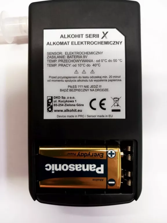 ALKOMAT ELEKTROCHEMICZNY ALKOHIT X10 KOMPLET