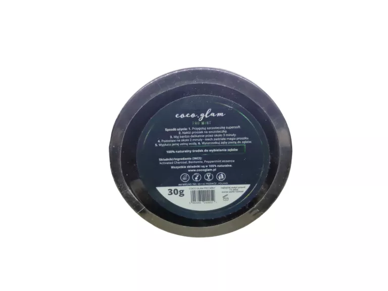 COCO GLAM PRO MINT 30G PROSZEK DO WYBIELANIA ZĘBÓW