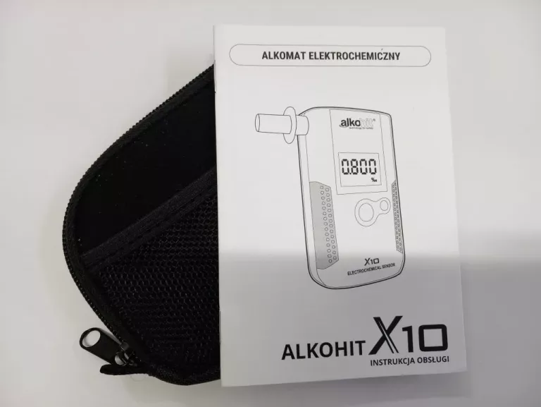 ALKOMAT ELEKTROCHEMICZNY ALKOHIT X10 KOMPLET