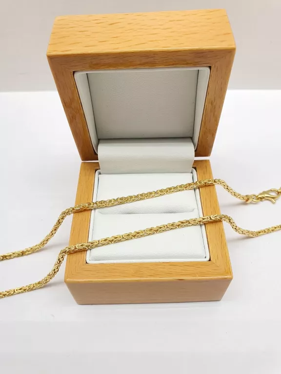 ZŁOTY NIEPOWTARZALNY ŁAŃCUSZEK, KRÓLEWSKI SPLOT! 585! 18,85G