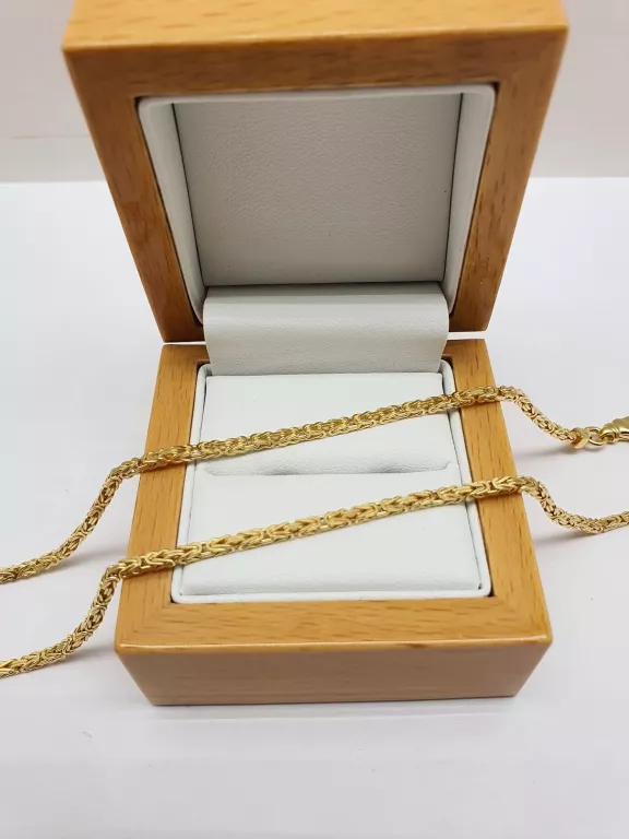 ZŁOTY NIEPOWTARZALNY ŁAŃCUSZEK, KRÓLEWSKI SPLOT! 585! 18,85G