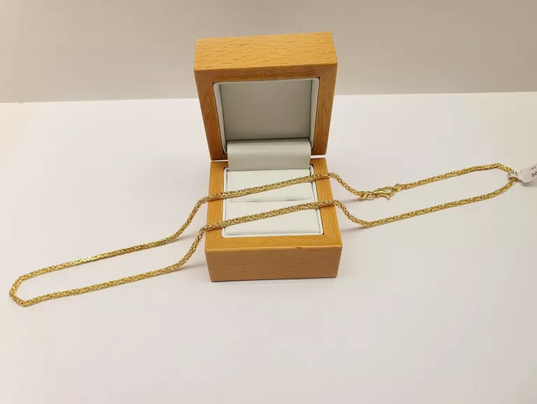 ZŁOTY NIEPOWTARZALNY ŁAŃCUSZEK, KRÓLEWSKI SPLOT! 585! 18,85G