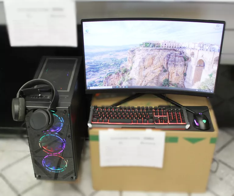 ZESTAW GAMINGOWY RYZEN7, RTX2060, 16GB RAM, 240SSD, 2TBHDD + MSI G273C 27'