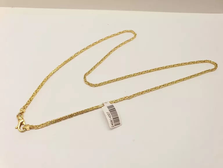 ZŁOTY NIEPOWTARZALNY ŁAŃCUSZEK, KRÓLEWSKI SPLOT! 585! 18,85G