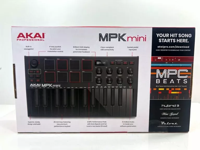 AKAI MPK MINI MK3 BLACK KLAWIATURA STERUJĄCA USB 25 KLAWISZY