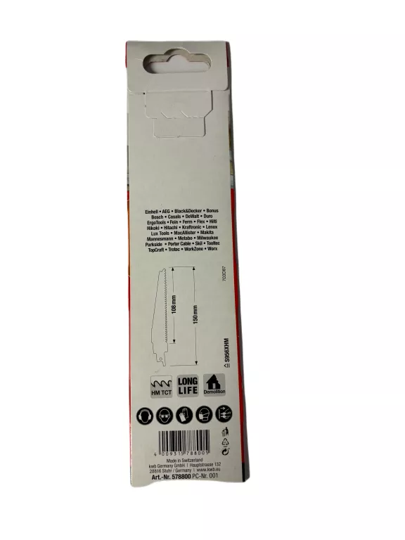 KWB 578800 BRZESZCZOT DO PIŁ SZABLASTYCH Z CHWYTEM EASY-CUT