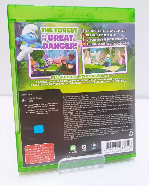 XBOX ONE GRA SMERFY MISJA ZŁOLIŚĆ