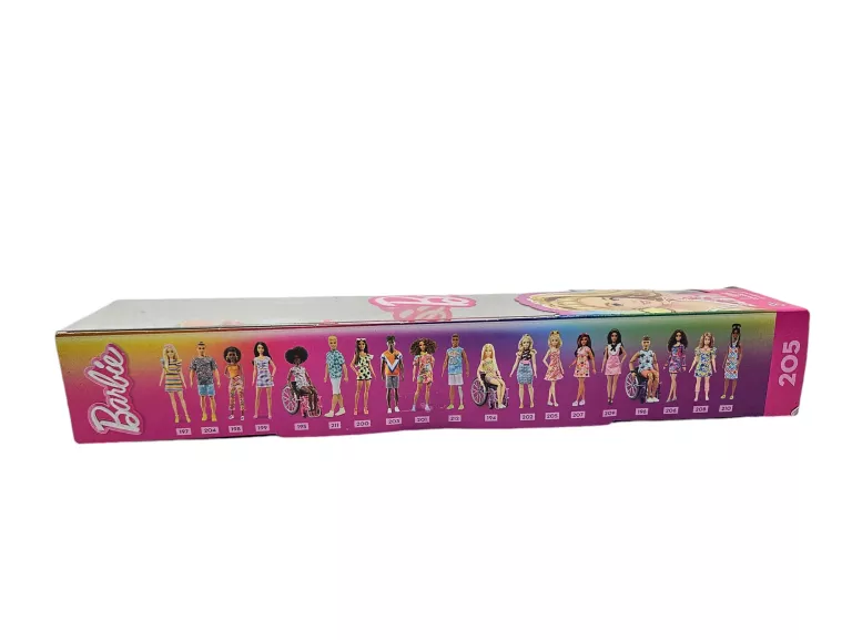 LALKA BARBIE FASHION NR 205 BLONDYNKA SUKIENKA W KWIATY FBR37 HJT02