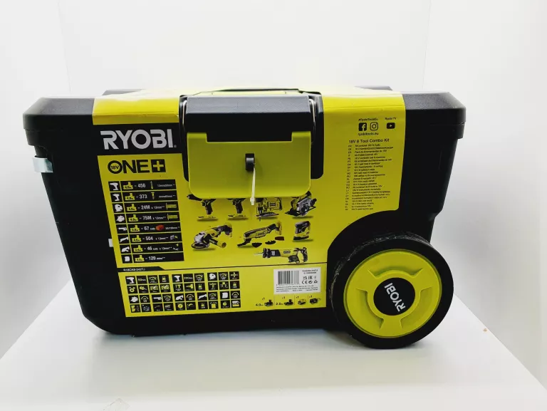 ZESTAW NARZĘDZI JUMBO KIT R18CK8-242TJ 12 ELEMENTÓW RYOBI ONE
