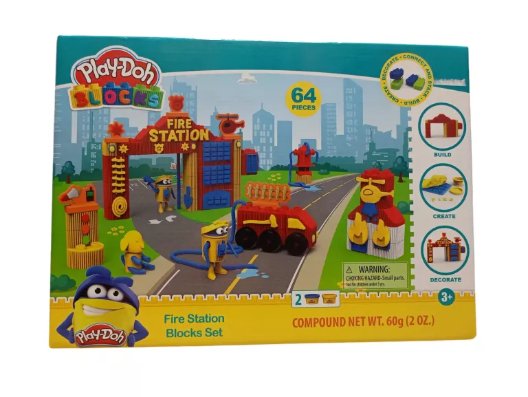 ZESTAW KLOCKÓW PLAY-DOH STRAŻ POŻARNA