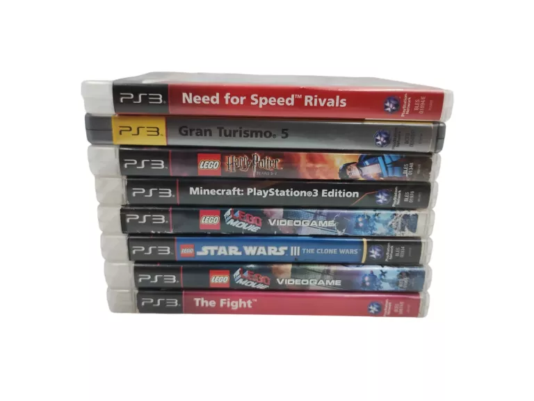KONSOLA SONY PLAYSTATION 3 SLIM CECH-3004B 320GB + 8 GIER + PAD