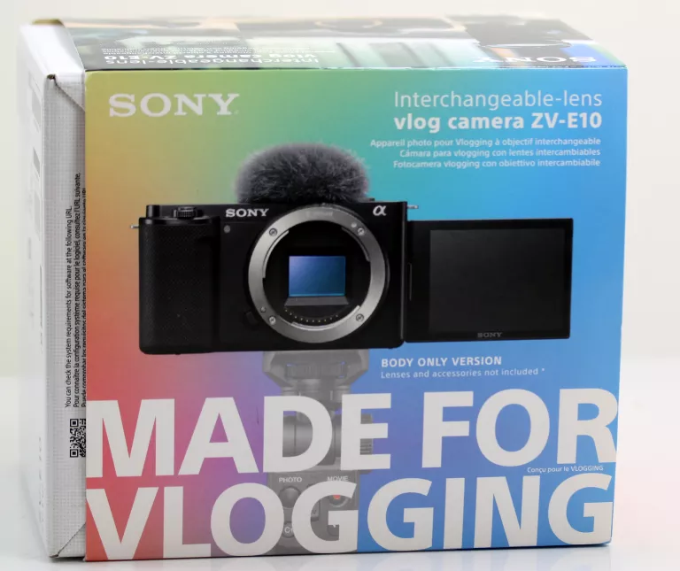 APARAT BEZLUSTERKOWY SONY ALPHA ZV-E10 Z KLATKĄ OPERATORSKĄ ULANZI