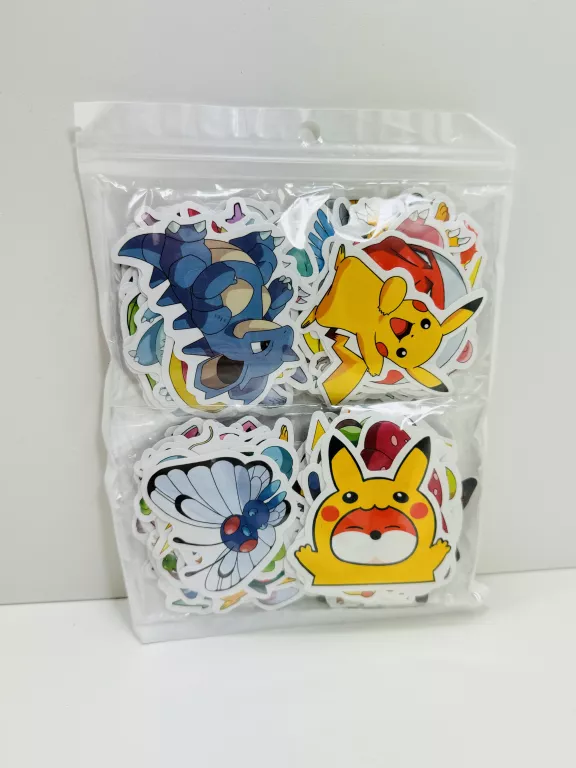 ZESTAW NAKLEJEK POKEMON