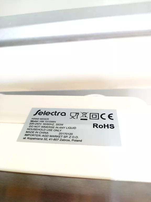 MIKSER SELECTRA HM1510WH