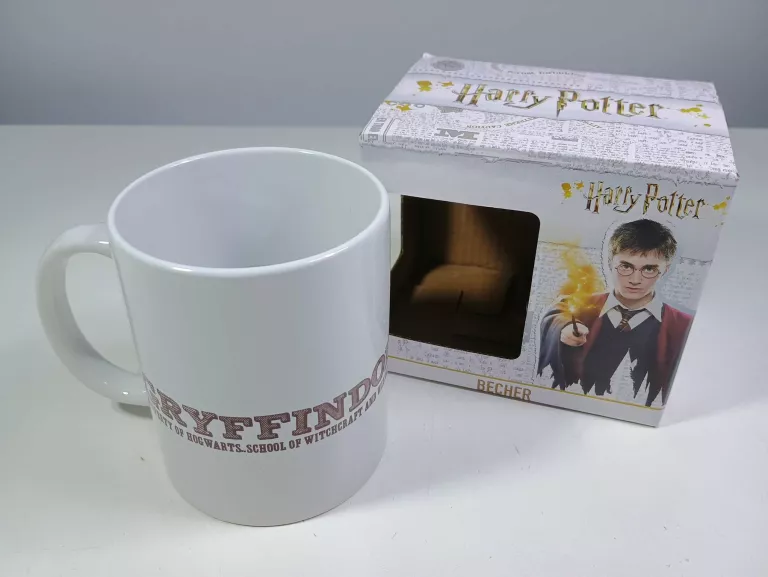 KUBEK CERAMICZNY HARRY POTTER ABYSSE 330 ML BIAŁY