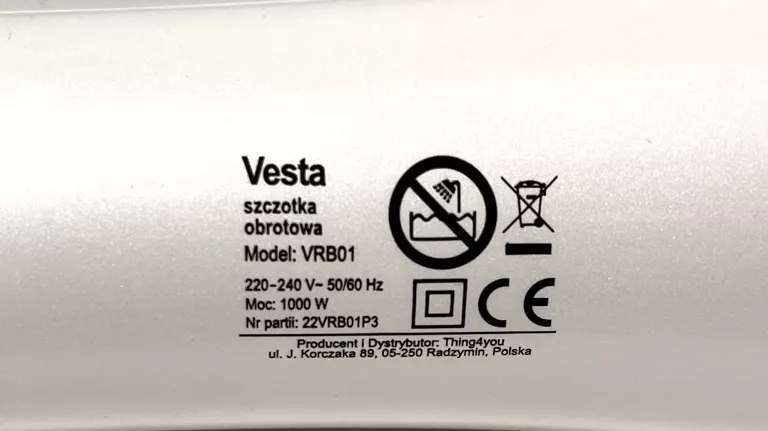 SZCZOTKA OBROTOWA VESTA VRB01