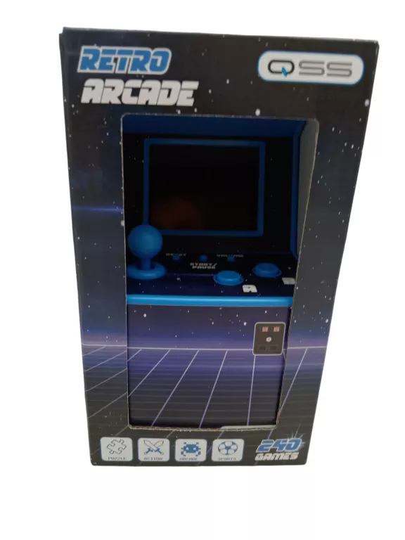 KONSOLA QSS RETRO ARCADE NIEBIESKA