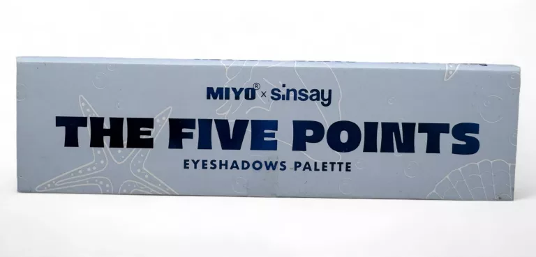 PALETKA CIENI DO POWIEK MIYO X SINSAY THE FIVE POINTS JAK NOWA!!