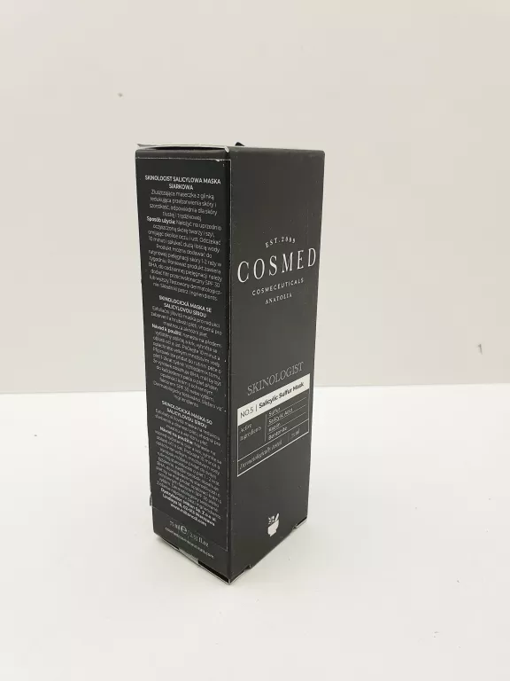 MASKA GŁĘBOKO OCZYSZCZAJĄCA COSMED SKINOLOGIST SALICYLIC SULFUR MASK 75ML