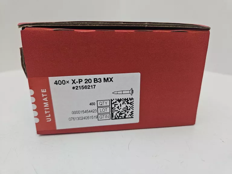 HILTI GWOZDZIE X-P 20 B3 MX 400 SZT 20MM DO BX-3 BX3-22 ULTIMATE
