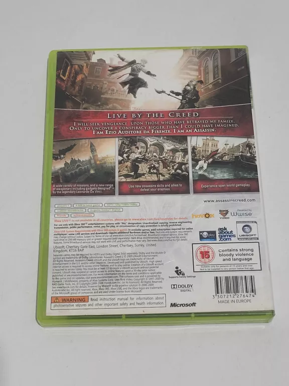 GRA XBOX 360 ASSASSIN'S CREED II