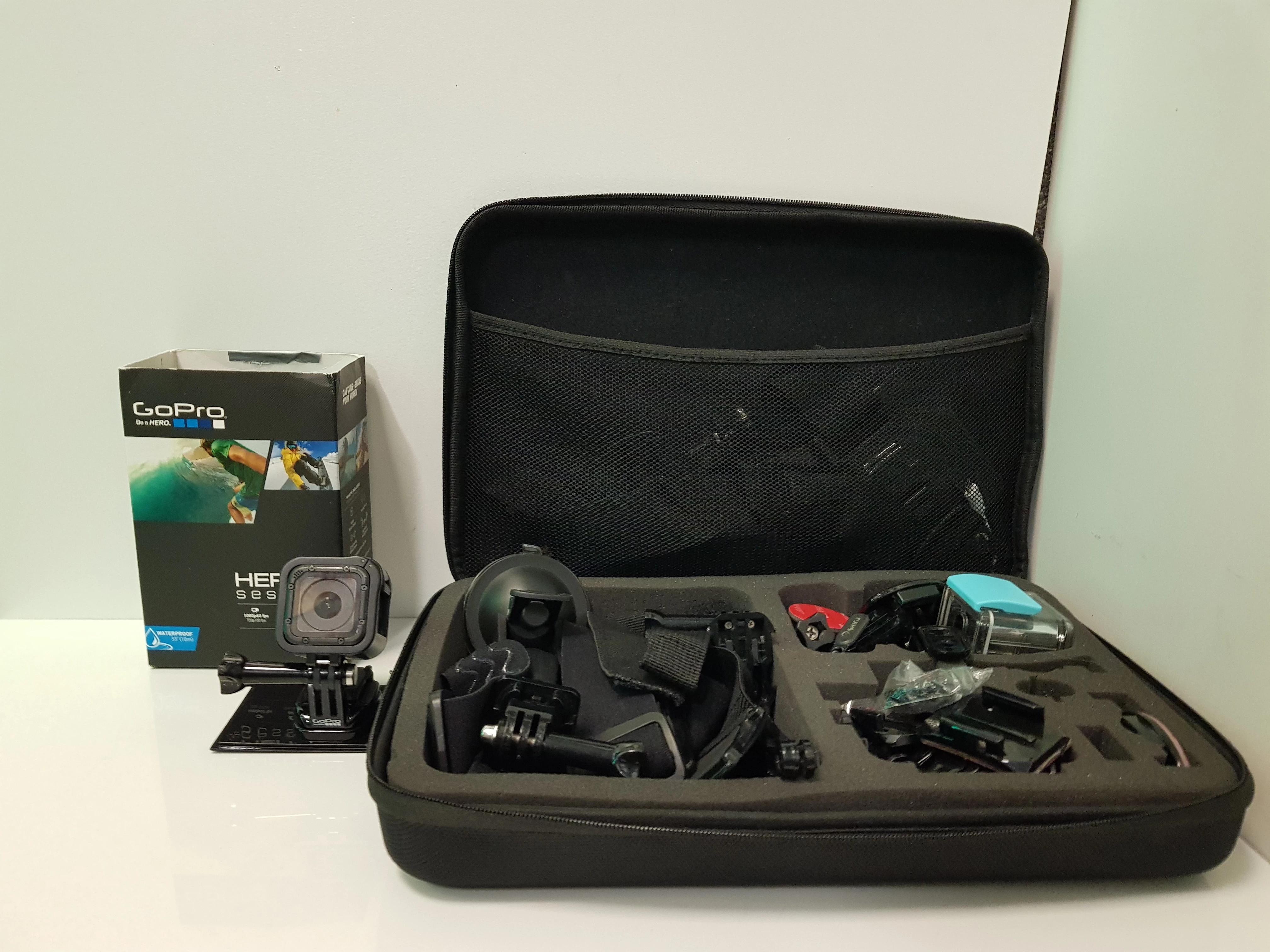 kamera-gopro-hero-4-session-pudelko-etui-akcesoria-polecam-kurniki-6-krakow