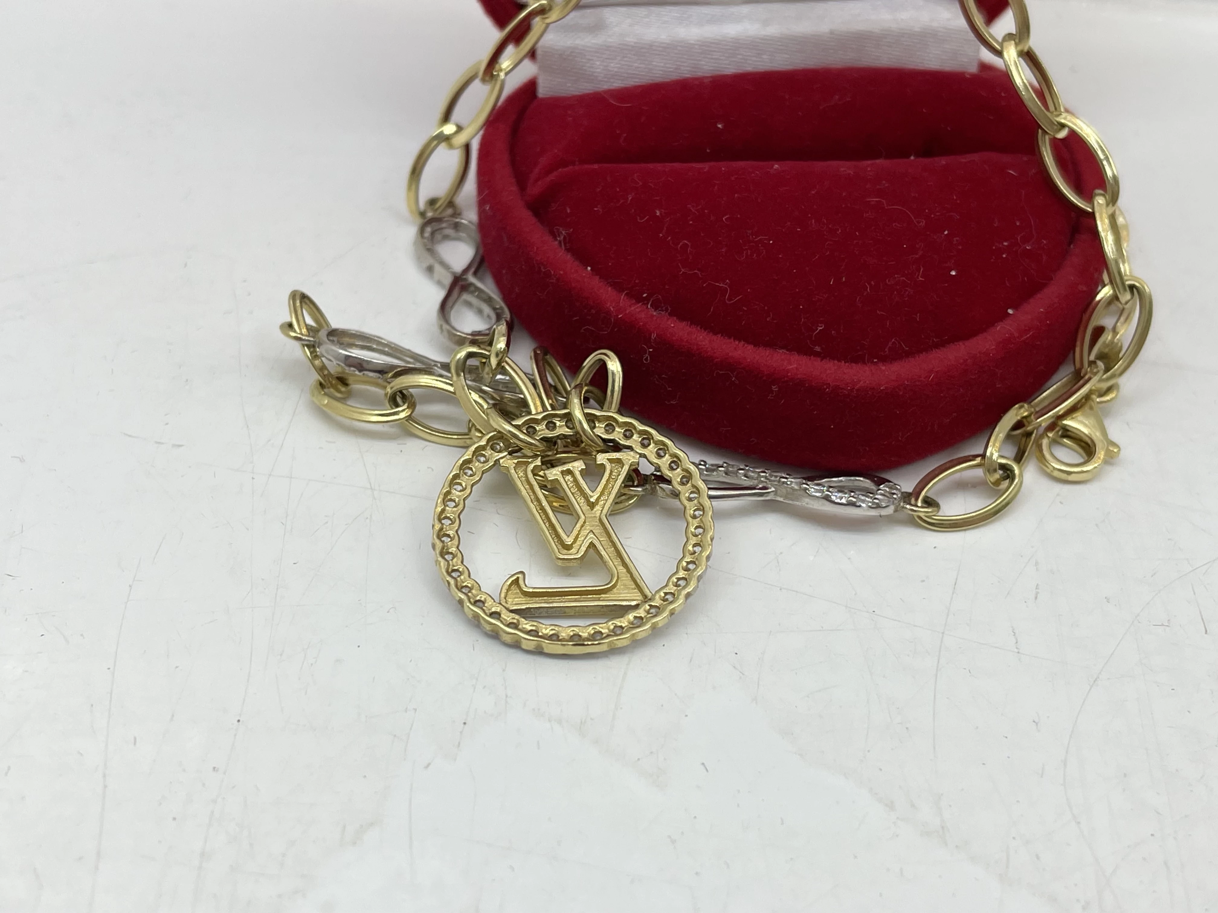 sliczny-zloty-lancuszek-p585-946g-48-cm-dlugosc-calkowita-48