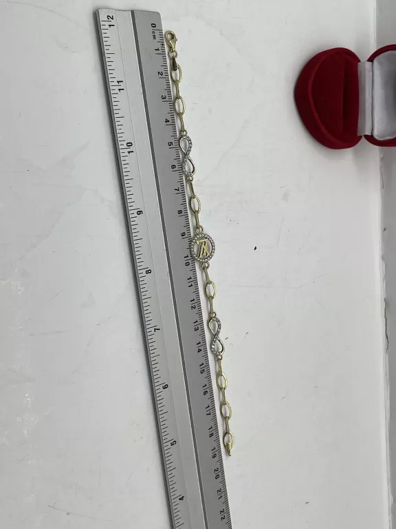 CUDOWNA ZŁOTA BRANSOLETKA P.585 19 CM 4,33 G