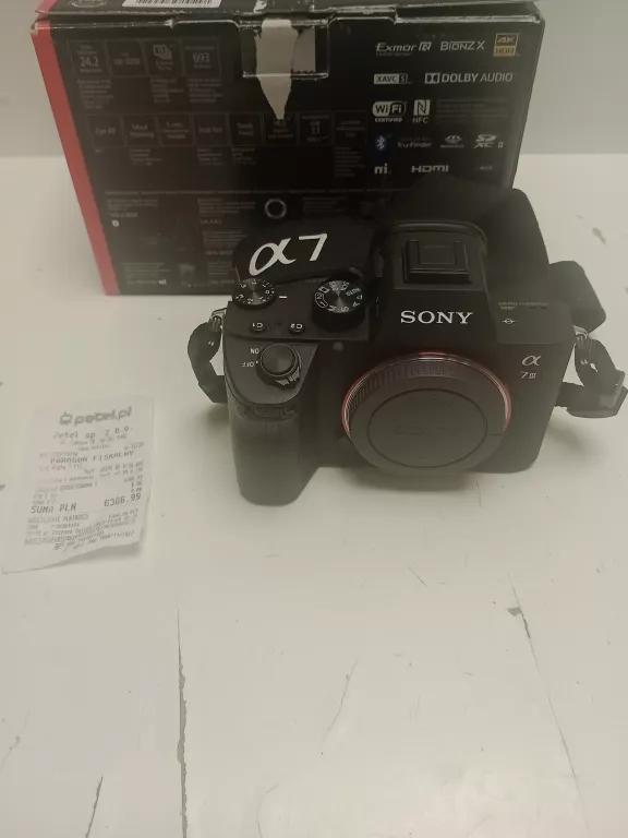 APARAT FOTOGRAFICZNY SONY ALPHA A7 III GW. DO 11.2025 BEZLUSTERKOWIEC