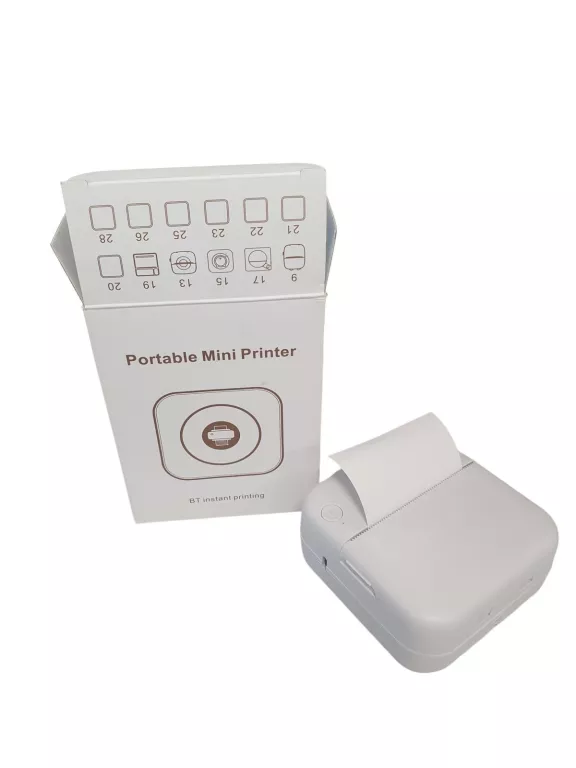 MINI DRUKARKA PRZENOŚNA BT PORTABLE MINI PRINTER TERMICZNA