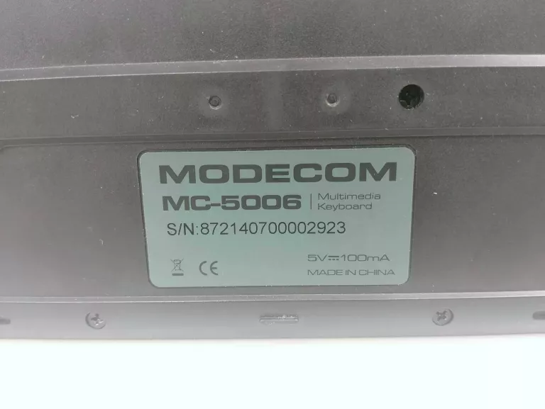 KLAWIATURA MEMBRANOWA MODECOM MC-5006