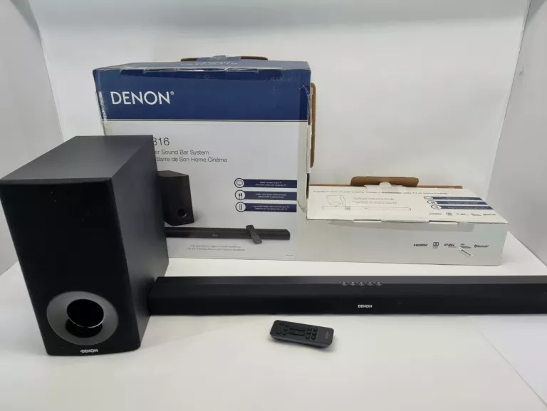SOUNDBAR DENON DHT-S316 2.1 BLUETOOTH DOLBY DIGITAL 40W Z SUBWOOFEREM