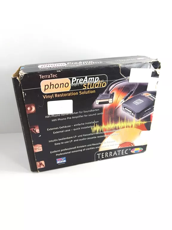 PHONO PREAMP TERRATEC RECORD PLAYER PC INTERFACE