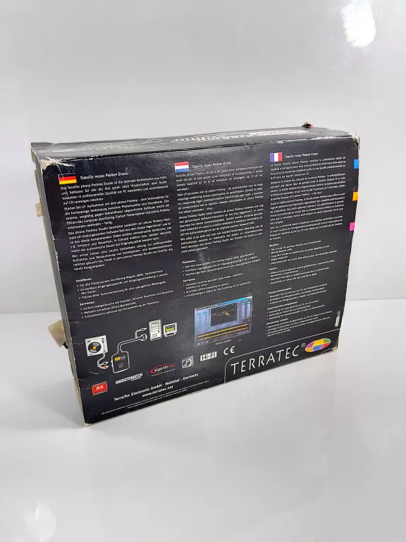 PHONO PREAMP TERRATEC RECORD PLAYER PC INTERFACE