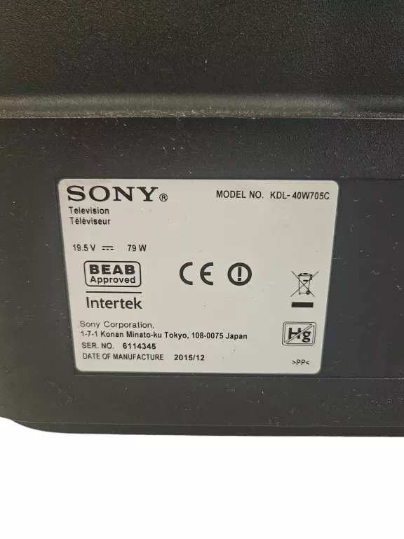 TELEWIZOR LED SONY KDL-48W705C