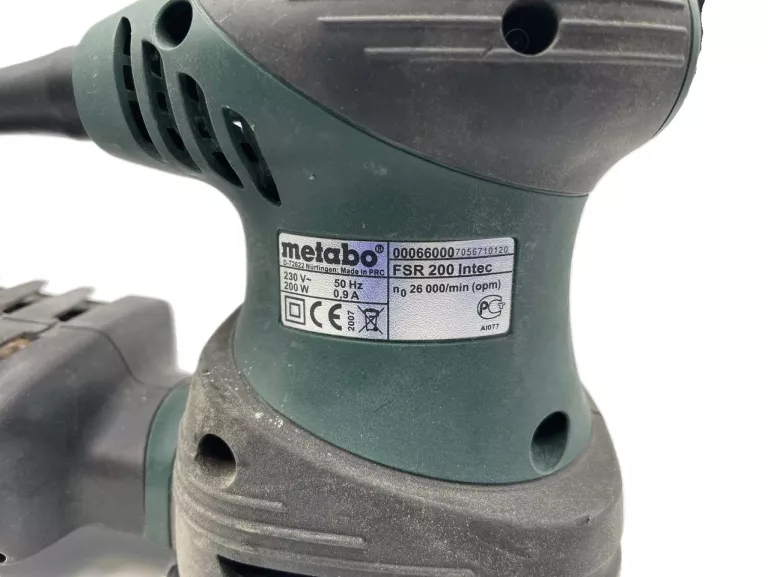 SZLIFIERKA OSCYLACYJNA METABO FSR 200 INTEC + PODŁĄCZONY FILTR