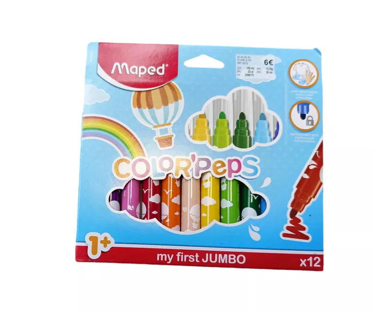 FLAMASTRY MAPED COLORPEPS LONG LIFE 12SZT.
