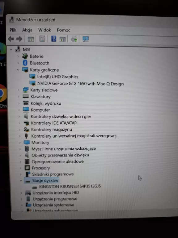 LAPTOP MSI GF63 THIN 10SCXR / I5-10 GEN / 8GB RAM / 512GB SSD / GTX 1650