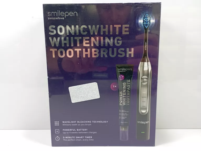 SZCZOTECZKA ELEKTRYCZNA SMILEPEN SONICBLUE WAVELIGHT CZARNA