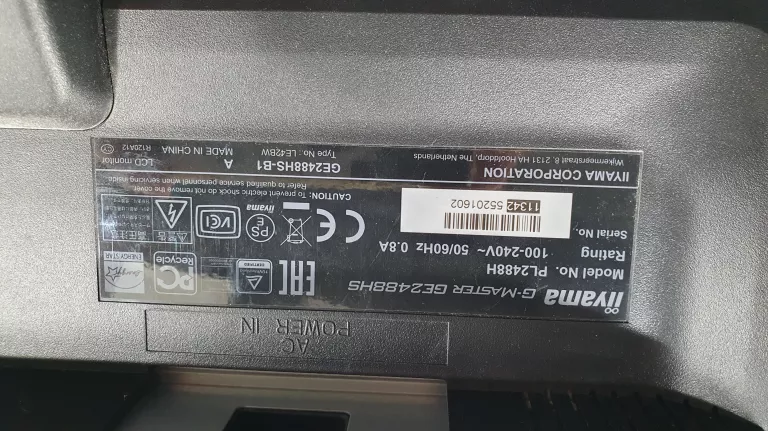 MONITOR IIYAMA GE 2488HS 24CALE ODBIÓR OSOBISTY