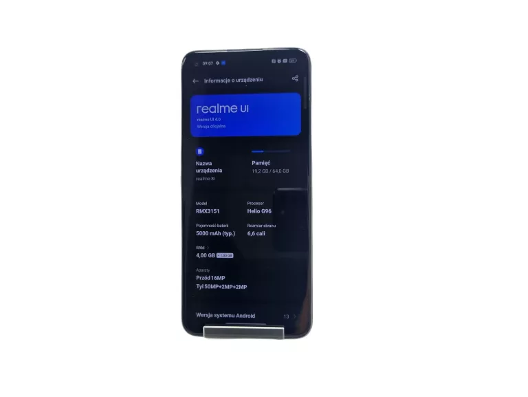 TELEFON REALME 8 I 4GB/64GB 6,6'' 5000MAH CZARNY