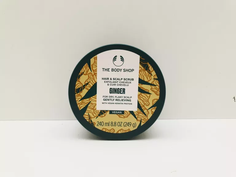 THE BODY SHOP GINGER HAIR SCRUB PEELING DO SKÓRY GŁOWY I WŁOSÓW IMBIR 240M