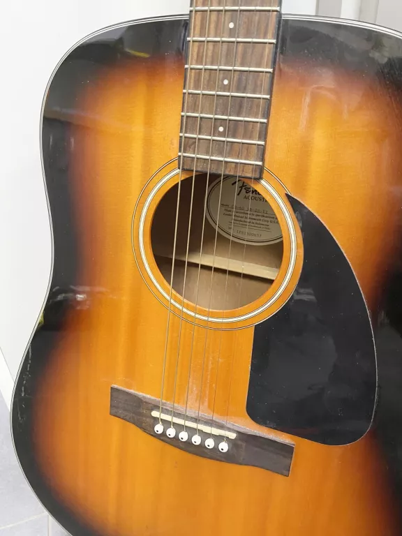 GITARA ELEKTROAKUSTYCZNA FENDER CD-60 SB-DS-V2 USZKODZONA
