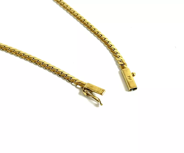 ZŁOTY ŁAŃCUSZEK DIAMENTY 750 20,58G