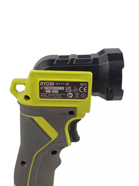 RYOBI RLF18 LATARKA BŁYSKOWA AKUMULATOROWA 18V ONE+ LED 280LM + AKUMULATOR