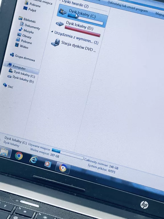 LAPTOP HP 635 /WIN7/DYSK 320 GB/2GB RAM