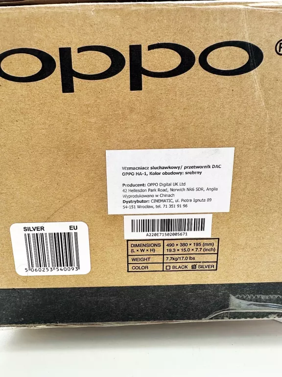WZMACNIACZ SŁUCHAWKOWY OPPO HA-1 DAC