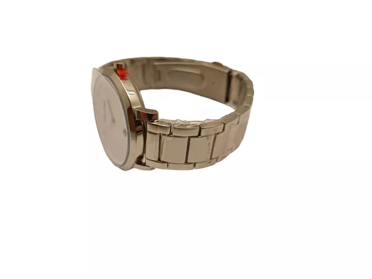 ZEGAREK DAMSKI NA BRANSOLECIE 02032511 SREBRNY Z DATOWNIKIEM